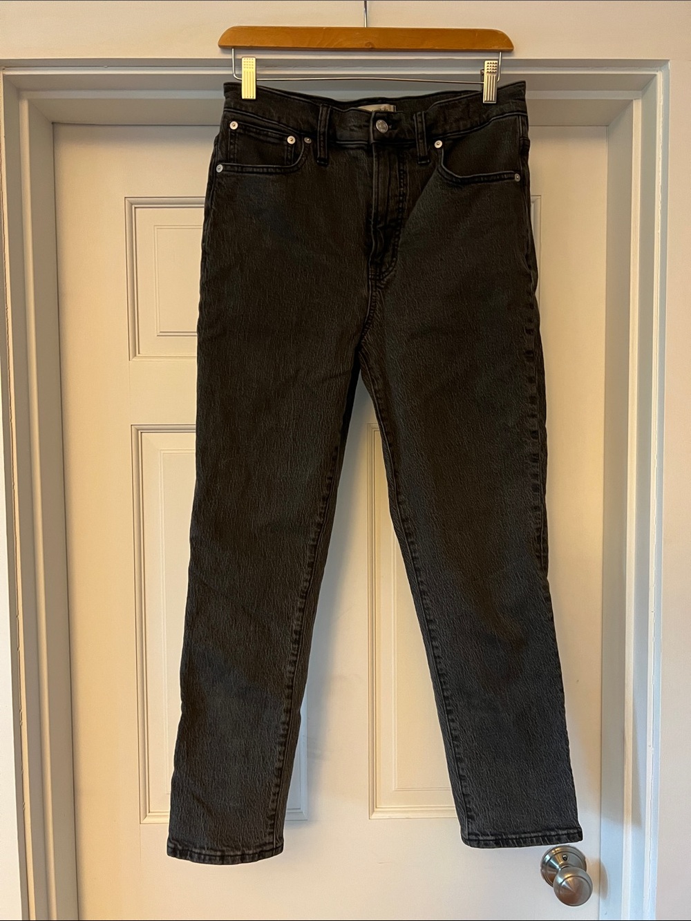 Madewell Perfect Vintage Jeans in Washed Black